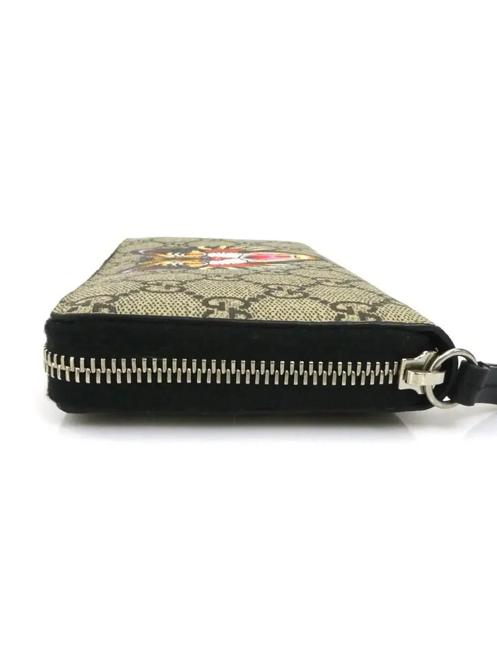 Auth Gucci Gg Supreme Zip Around Long #280372G31B